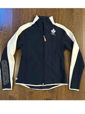 HBC Olympic Team Canada 2006 Zip-Up Soft Shell Jacket
